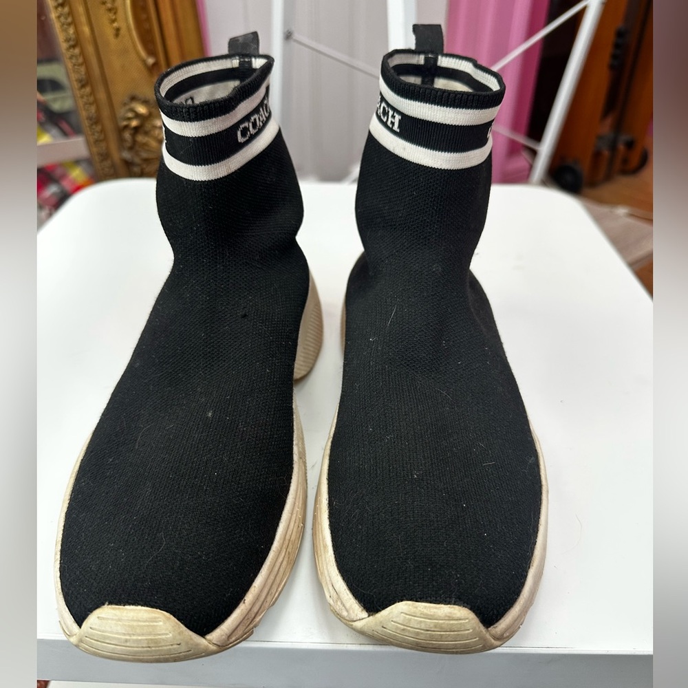 Coach Sock Sneaker C203 size 9 - Picture 2 of 8
